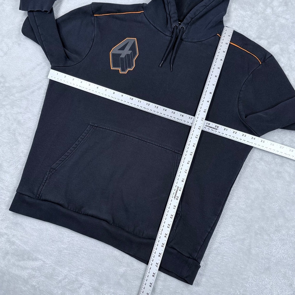 McLaren Lando Norris LN4 Hoodie Mens Large Black F1 Racing Graphic Pullover - Picture 6 of 8